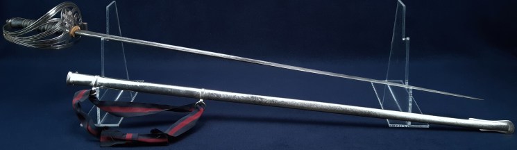 British 1854 Pattern Scots Guards Officers Sword of Lieut-Col Sir Ernest Edward de Winton Wills, Commander at Balmoral Castle 2